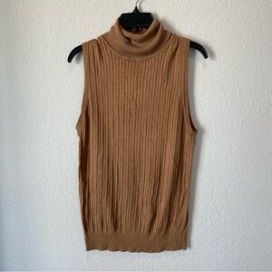 Peck & Peck Silk Blend Turtleneck Sweater Size L